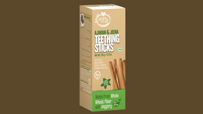 Early Foods Ajwain Jaggery Teething Sticks