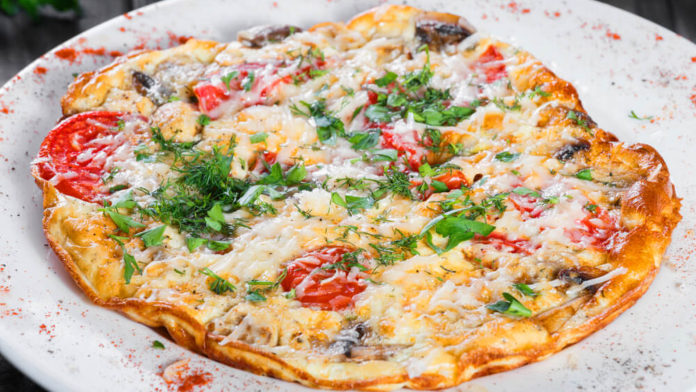 Omelette Pizza