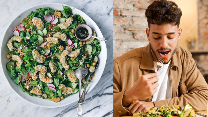 Sesame-Crusted Avocado Salad