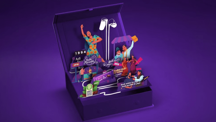 Special collector's edition box of Cadbury Dairy Milk bars