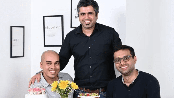 Bakingo Founders Himanshu Chawla, Shrey Sehgal, and Suman Patra