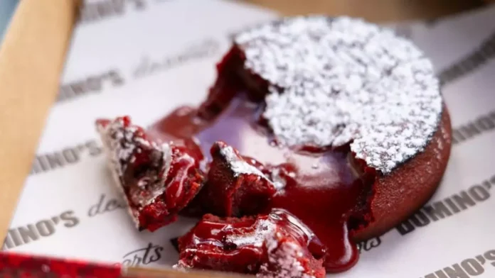 Ruby Red Velvet Lava Cake