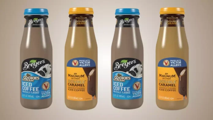 Victor Allen iced coffees