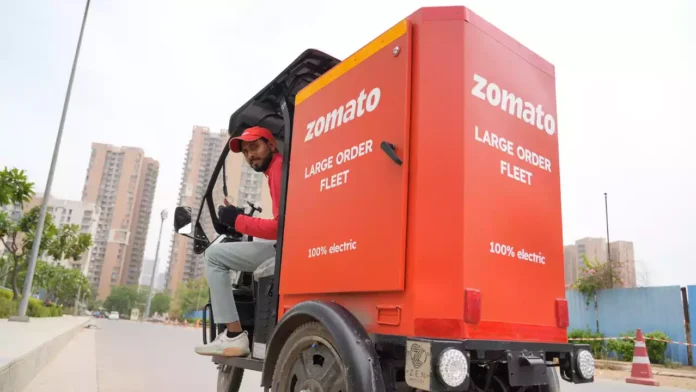 Zomato large order fleet