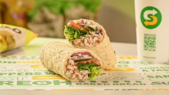 Subway lavash-style wraps