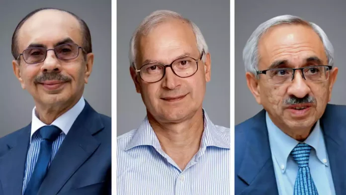 Adi Godrej, Jamshyd Godrej and Nadir Godrej