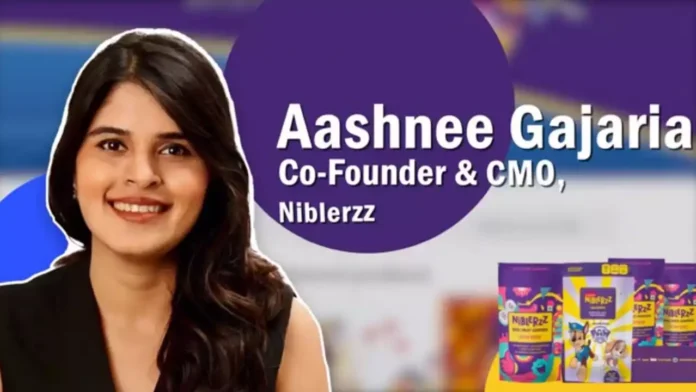 Aashnee Gajaria, the Co-Founder and CMO of Niblerzz