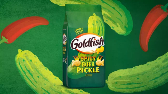 Goldfish Spicy Dill Pickle Crackers